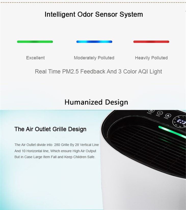 Air Purifier Sterilization To Remove Formaldehyde PM2.5