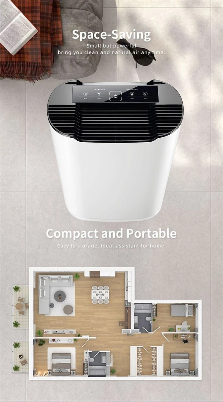 BKJ-215 Home Smart Air Purifier With Dust Sensor