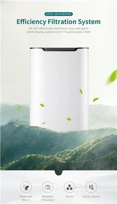 BKJ-215 kodune nutikas tolmuanduriga õhupuhasti