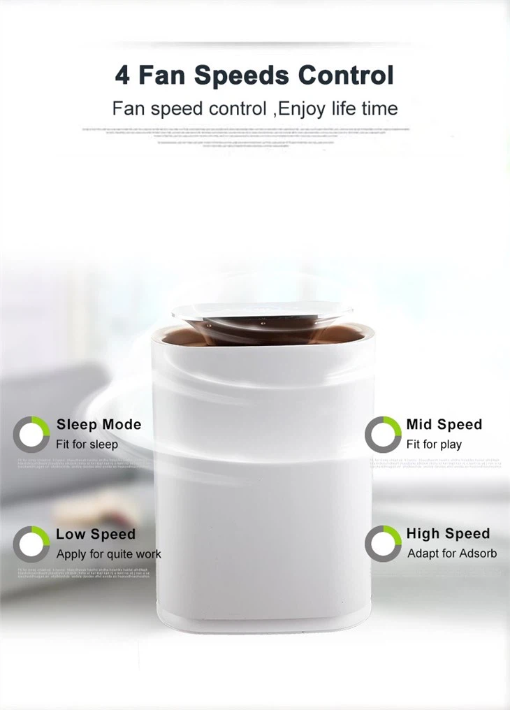 Smart Green Air Purifier Netative Ion Air Filter