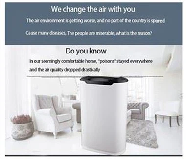 BKJ-215C ruumi rakendatud koduõhu puriifer