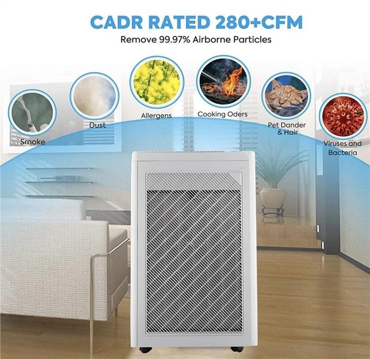 BKJ-60C Big Room Home Air Purifier HEPA Filter